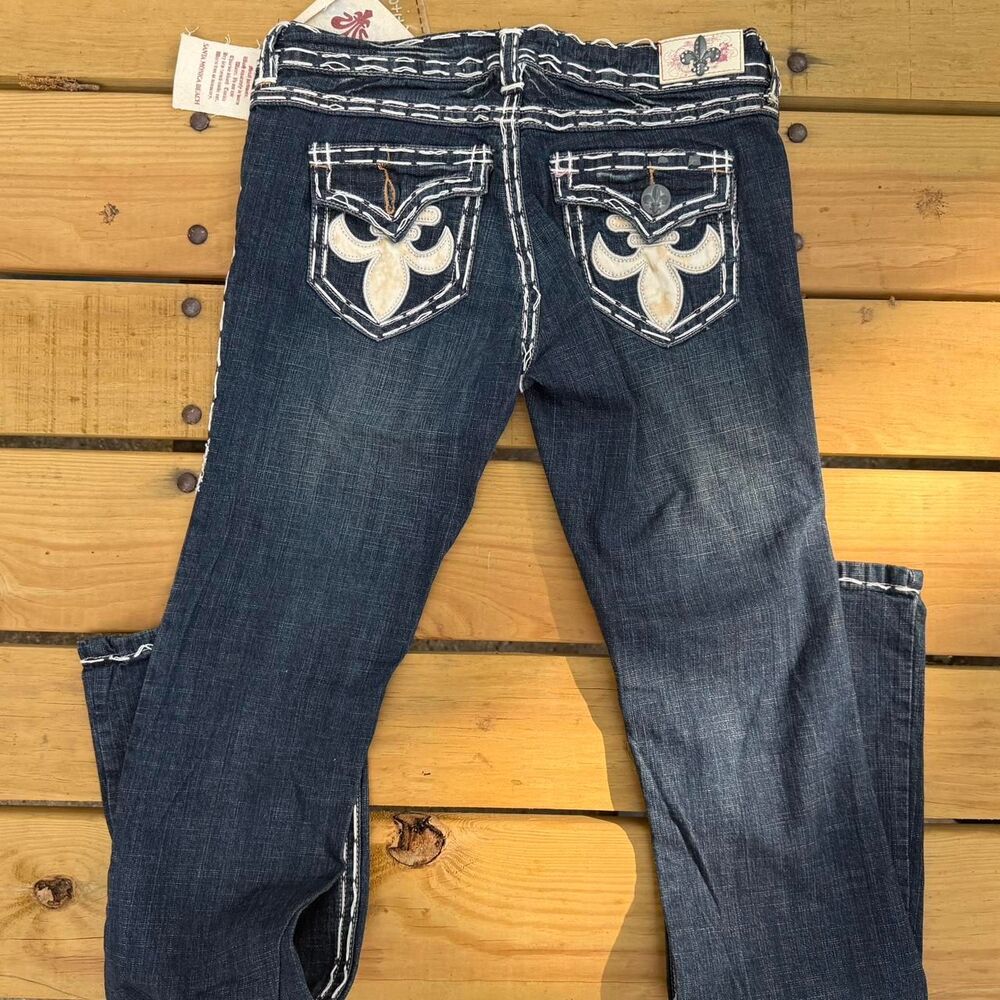 Laguna Women's Navy and Blue Jeans